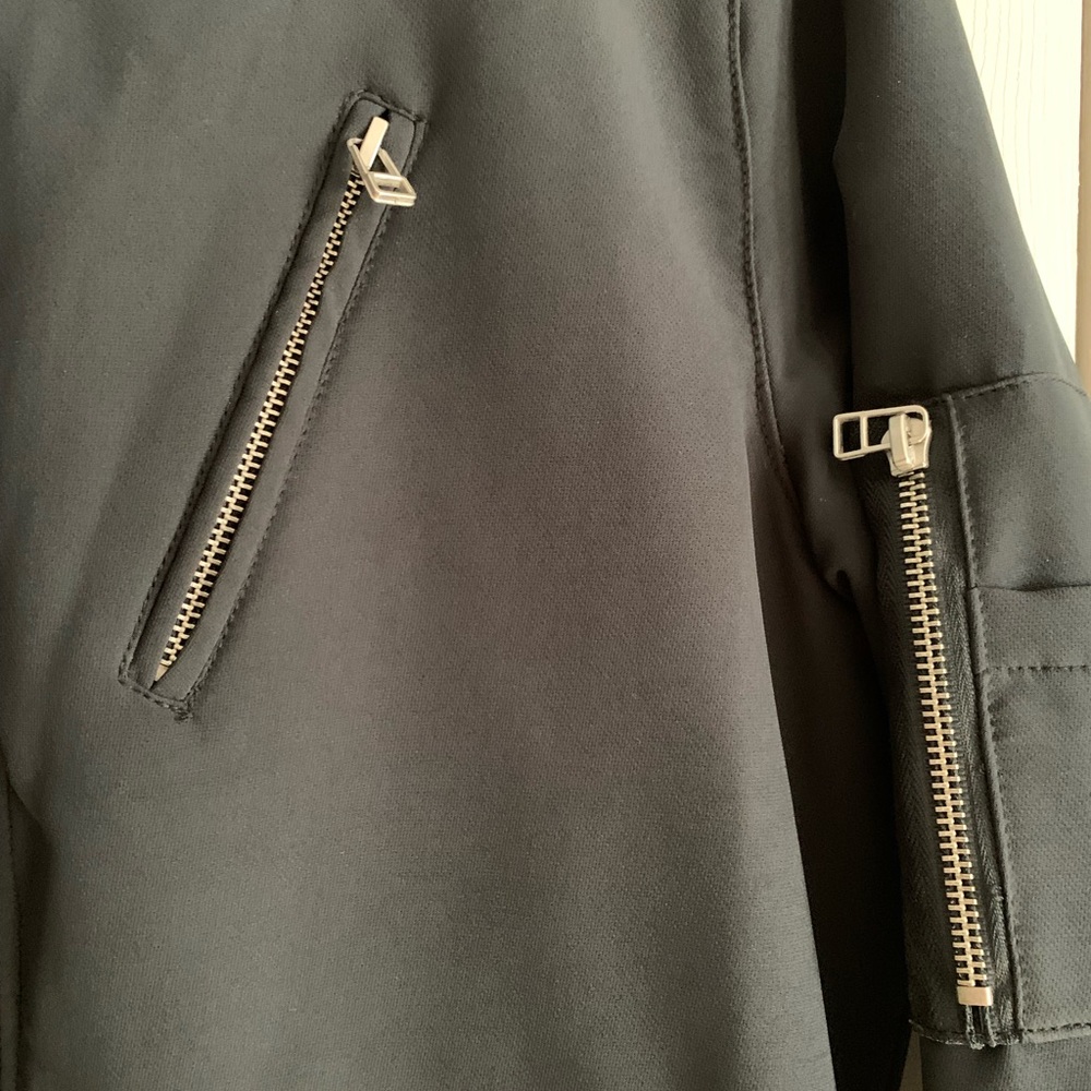 Black Bomber Jacket - Picture 5 of 9